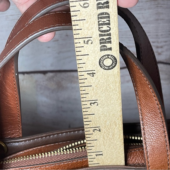 Fossil “Sara” Satchel Handbag Purse Leather - Picture 13 of 13